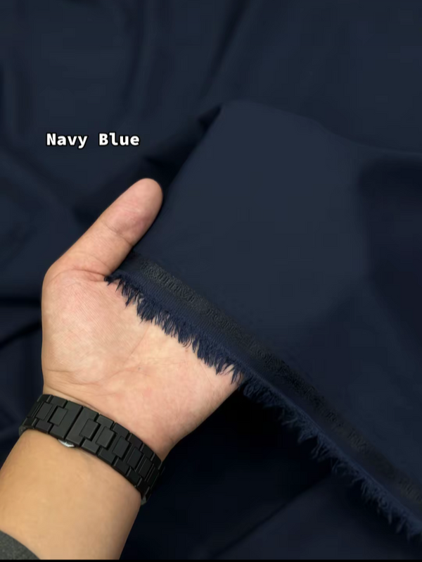 J.Junaid Jamshaed winter wash and Wear premium volume Navy blue